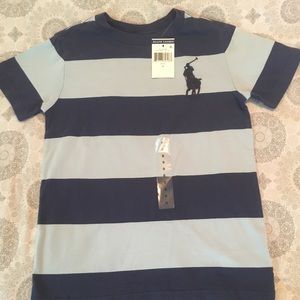 Boys Ralph Lauren Polo t-shirt blue NWT sz 5